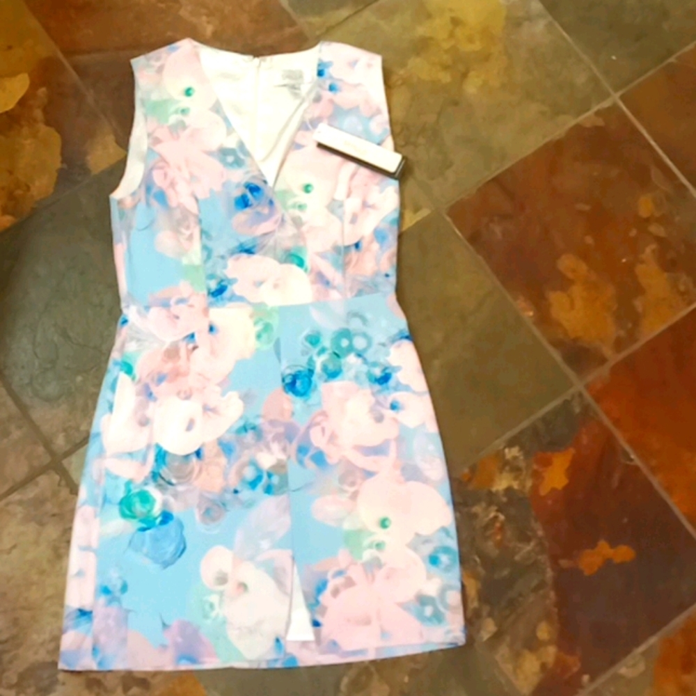 Stunning water color floral dress